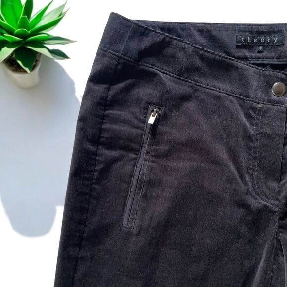 Theory Slim Wale Cotton/Angora Corduroy Kick Flare Pants - Picture 7 of 9